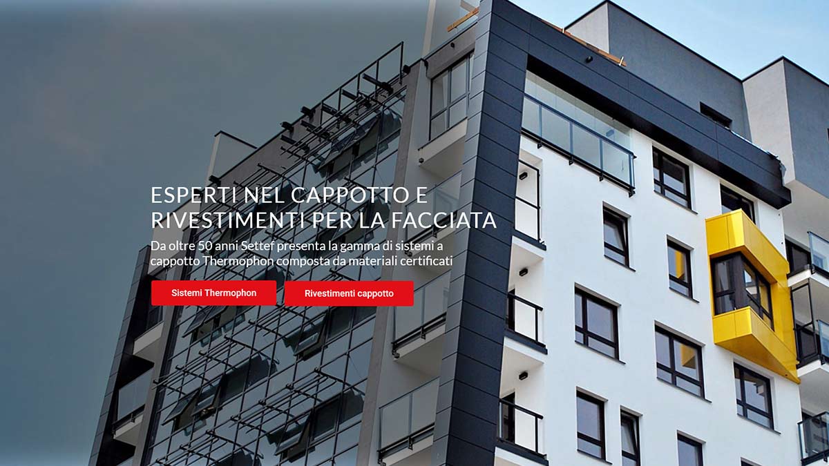 settef riferimento professionale cappotti termici e rivestimenti facciata