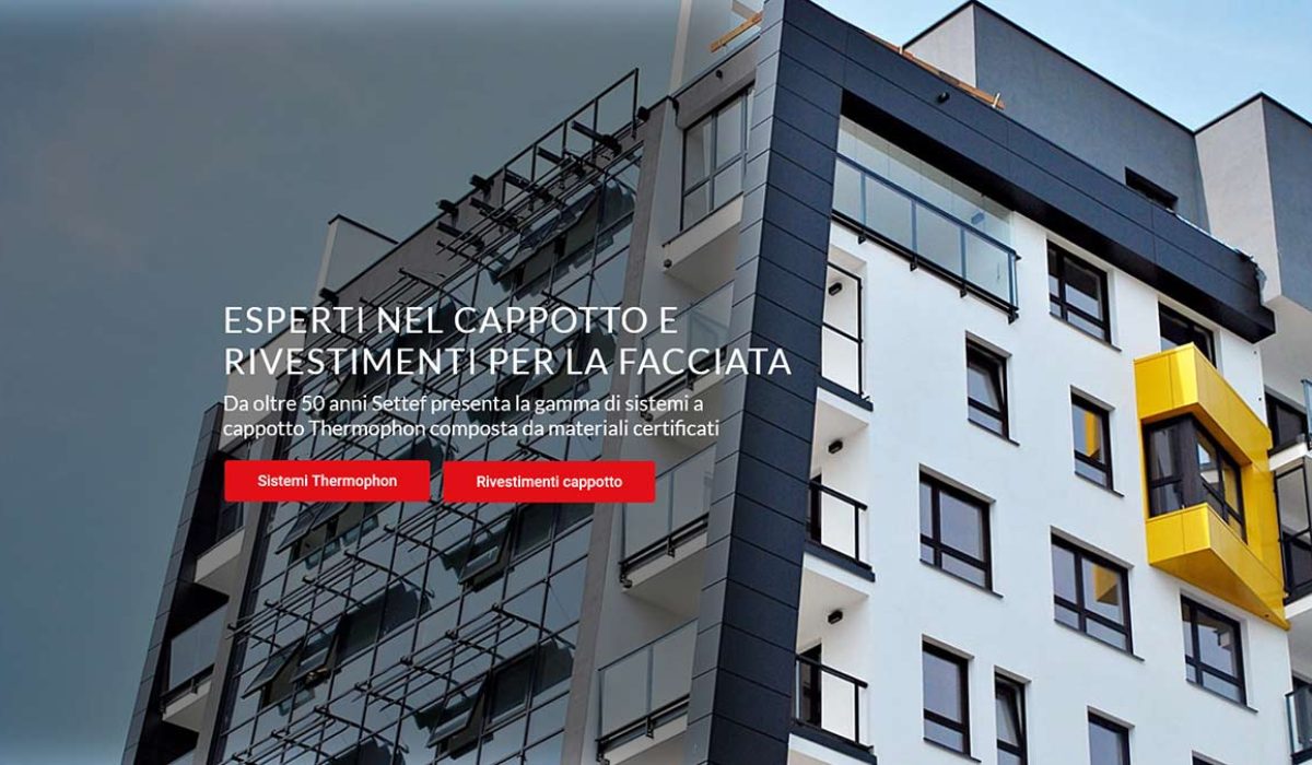 settef riferimento professionale cappotti termici e rivestimenti facciata